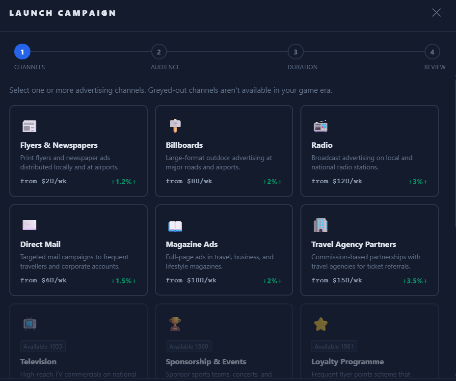 Marketing campaigns
